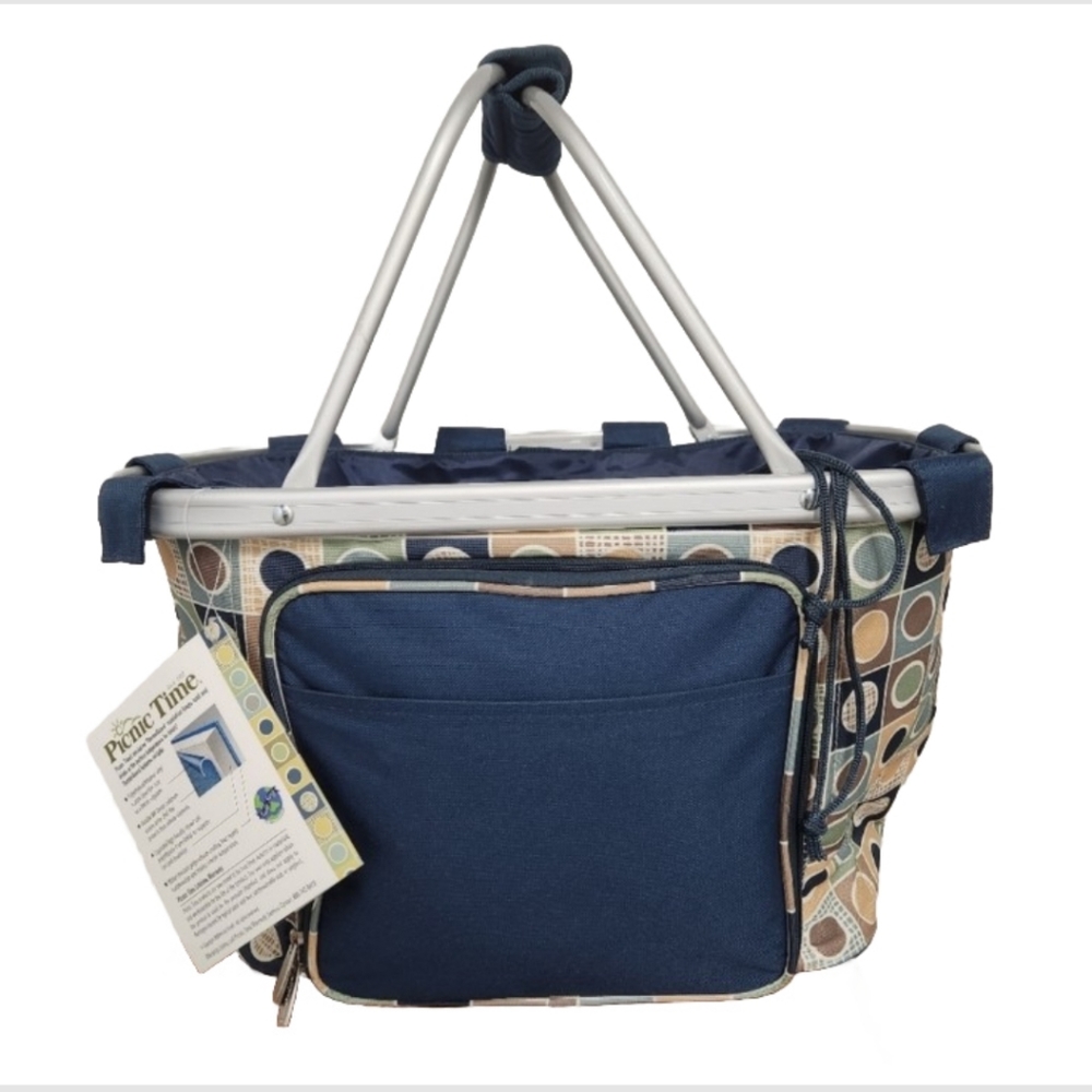 Melrose - Equinox Picnic Tote Cooler by Picnic Time NWT